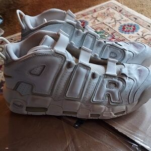 Nike Size 2Y Air More Uptempo Shoes Phantom